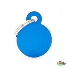 Chapa MyFamily Circulo Pequeño Aluminio Azul