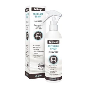 Felisept Spray para el Cuidado de la Piel de los Gatos 250ml – Antipicores Natural, Contra la Caspa y el Enrojecimiento, Recomendado por Veterinarios