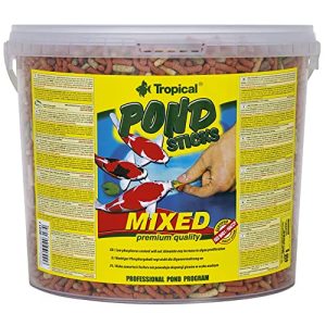 Pond Sticks Mixed 5L/430g – Alimento Flotante para Peces de Estanque, Koi y Ciprínidos | Bajo en Fósforo, Favorece Colores Vivos y Control de Algas