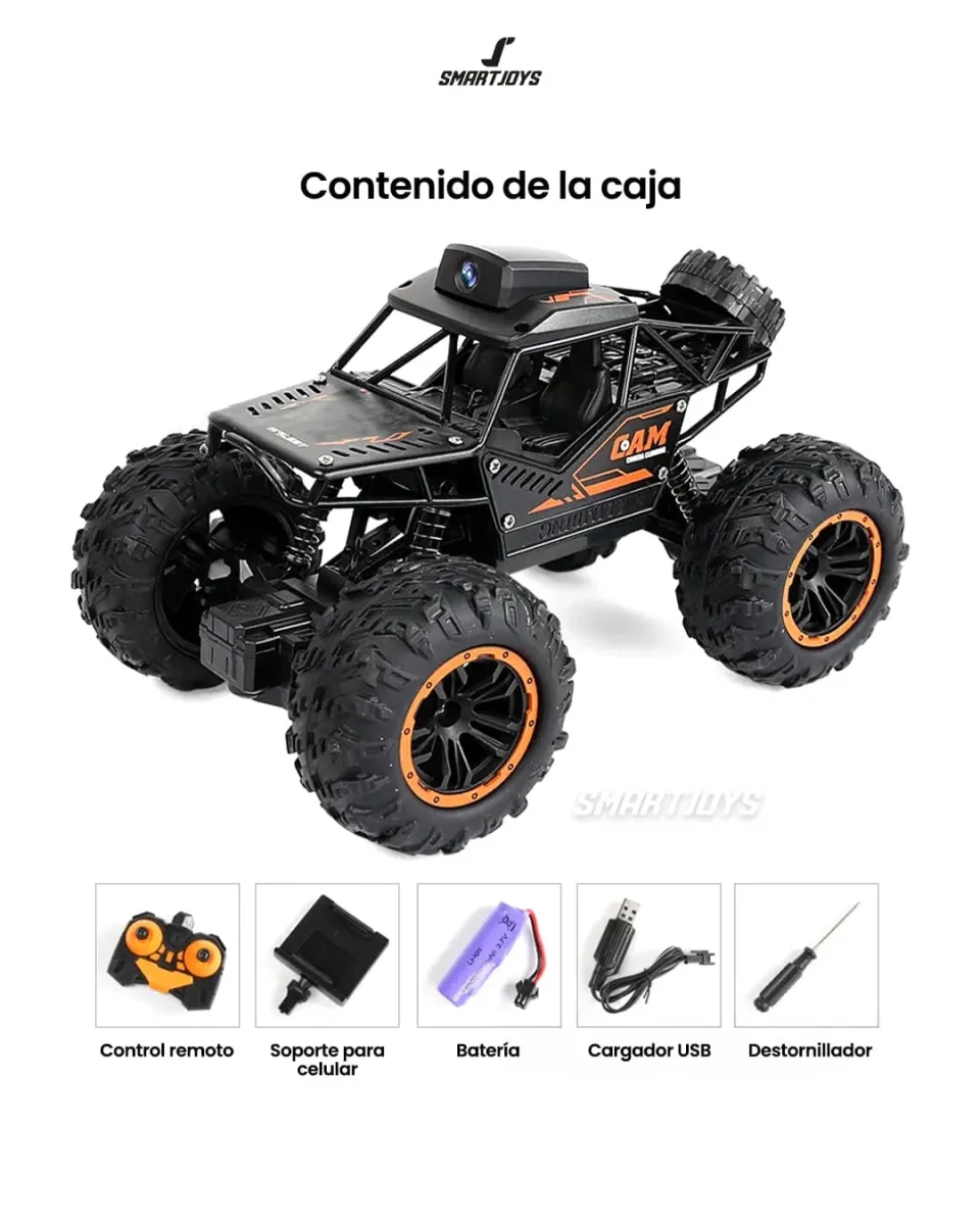 Carro Todoterreno Control Remoto Con Cámara LH-C023AS - Imagen 7