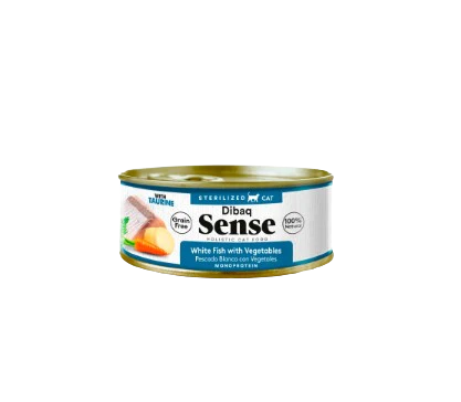 Dibaq Sense CAT Esterilizado Pescado Blanco Grain Free