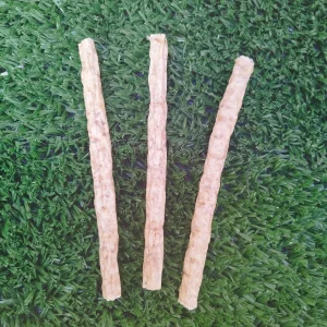 Palitos de ternera y tripa verde