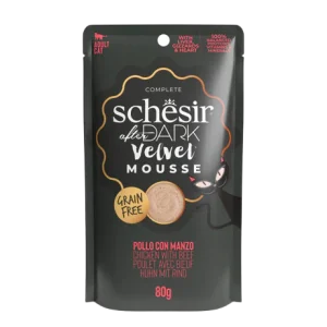 Schesir Cat After Dark Velvet Mousse Pollo con Ternera (12x80g)