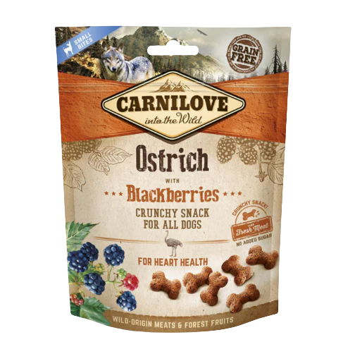 CARNILOVE Crunchy Bocaditos Avestruz y Moras - Imagen 2