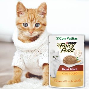 Fancy Feast Gatos Pollo Demi Glaze Sabor Exquisito