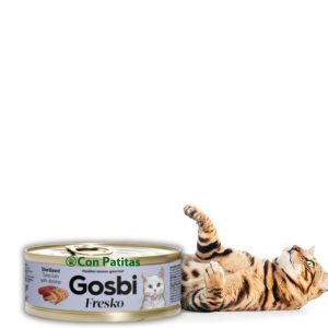 Gosbi Fresko Gato Esterilizado Filete de Atún y Camarón Ultra Premium
