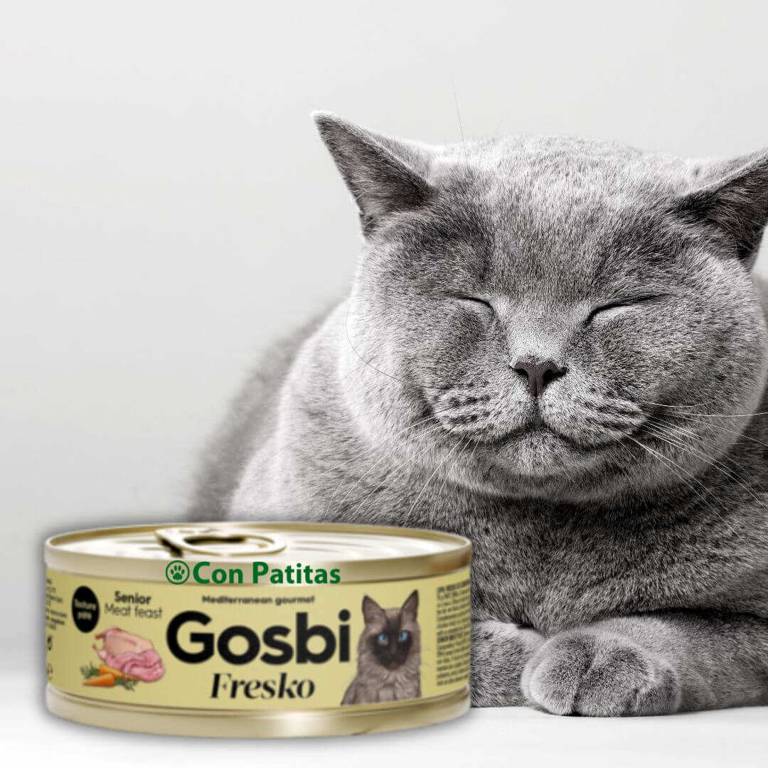 Gosbi Fresko Gato Senior de Ternera Húmedo Ultra Premium - Imagen 2