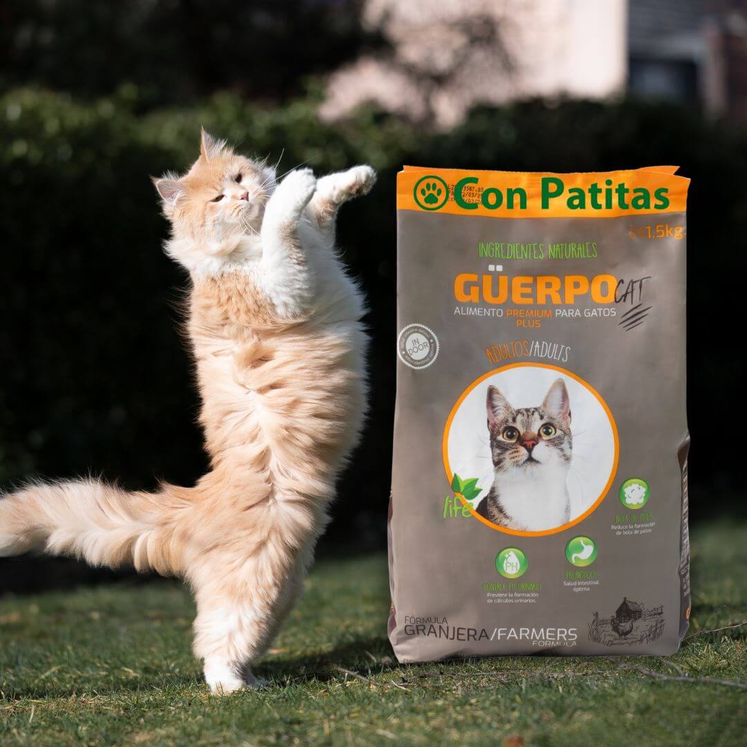Guerpo Gatos Adultos Pollo Cerdo Vegetales Receta Granjera - Imagen 2