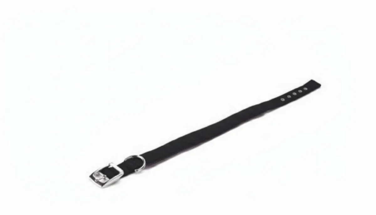Collar Nylon Acolchado Negro 15mm x 50cm - Imagen 2