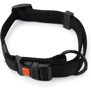Collar Sportiv Plus Negro 15mm x 30-45cm con Cierre de Seguridad