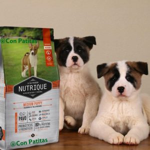 Nutrique Medium Puppy Cachorros Raza Mediana Ultra Premium