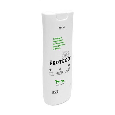Proteco champú repelente de insectos y garrapatas para perros y gatos. - Imagen 2