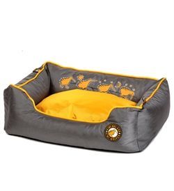 Kiwi Sofa Bed Pet Running cama para perro Naranja / Gris