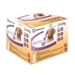 Vectra 3D pipetas para perros 12pipetas