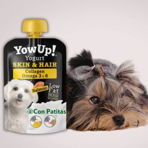 Yow Up Yogurt Salmón Perros Piel y Pelaje Snack con Omega 3 y 6